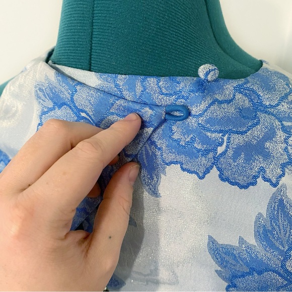 Modcloth Jacquard Floral Dress - Picture 7 of 16